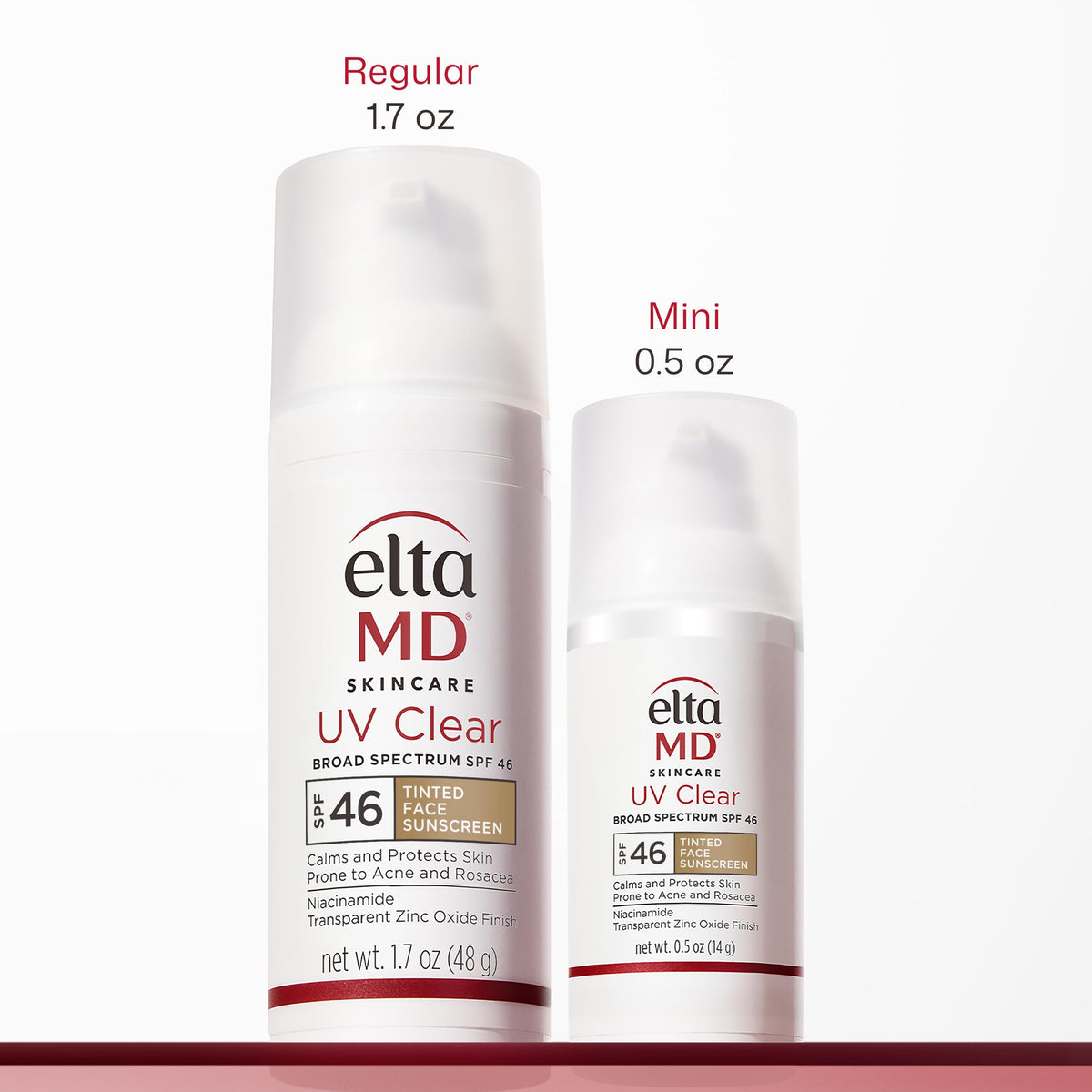 EltaMD UV Clear Tinted Face Sunscreen SPF 46 pump bottle