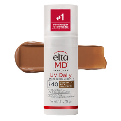 EltaMD UV Daily Deep Tinted Face Sunscreen Moisturizer front view