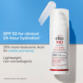 EltaMD UV Daily Hydration+ Sunscreen 1.7oz back view