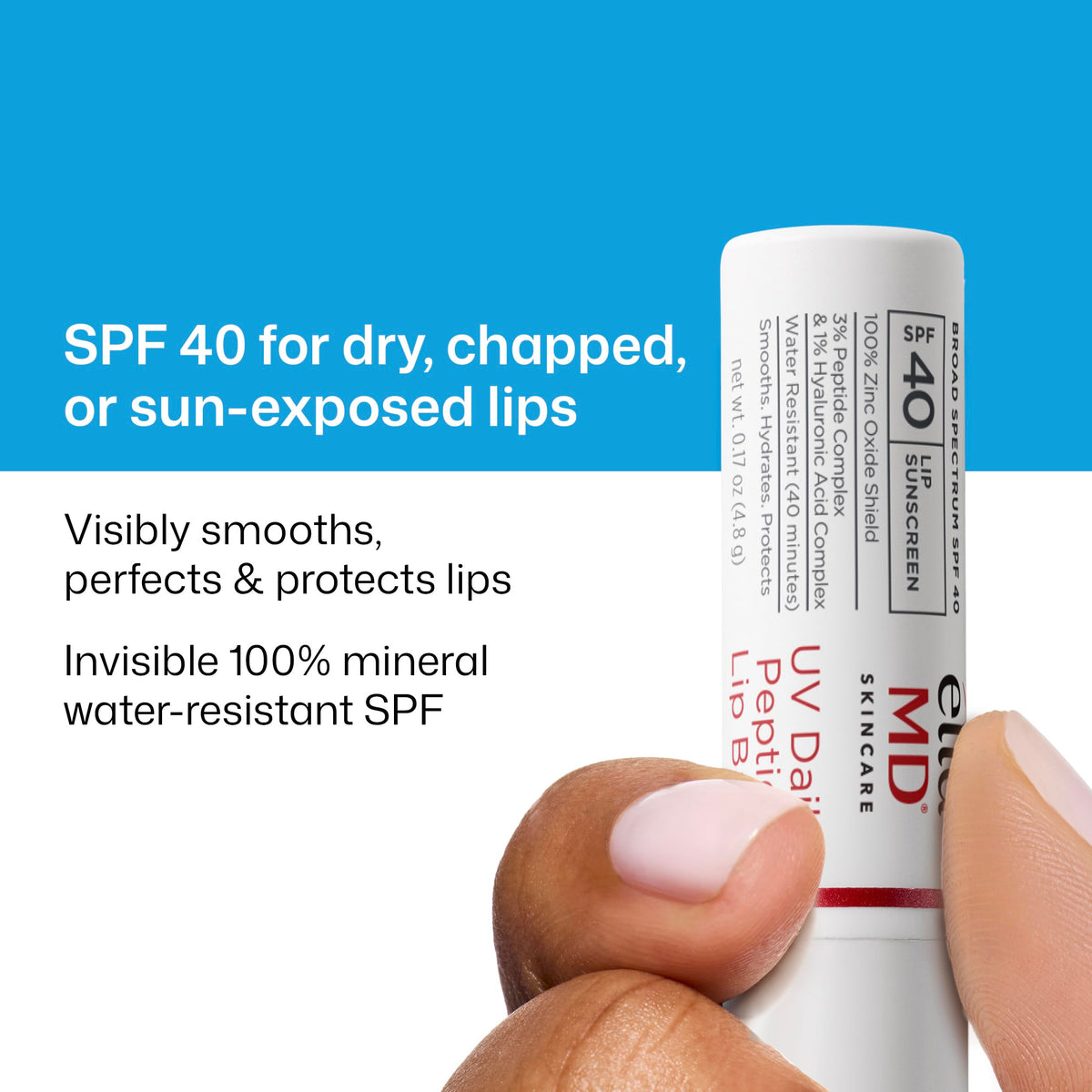 EltaMD UV Daily Peptide Lip Balm SPF 40 packaging