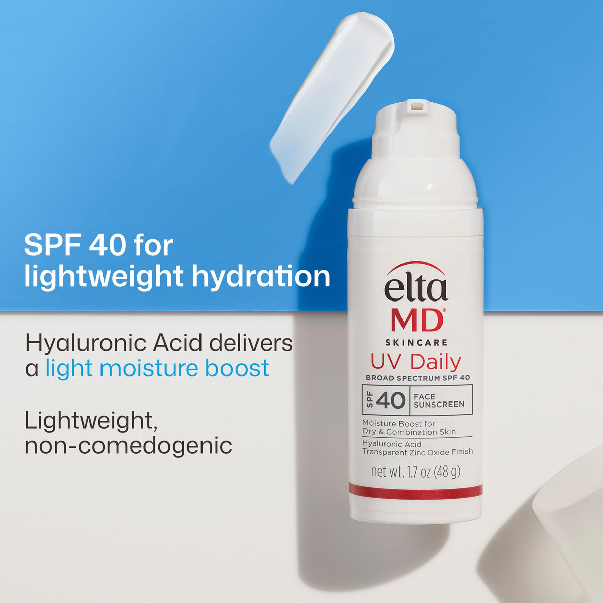 EltaMD UV Daily sunscreen pump bottle side view