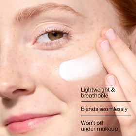 EltaMD UV Daily sunscreen showing texture on skin