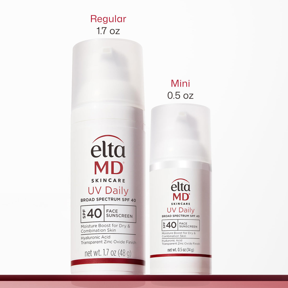 EltaMD UV Daily sunscreen texture on skin
