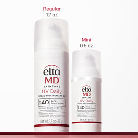 EltaMD UV Daily sunscreen texture on skin