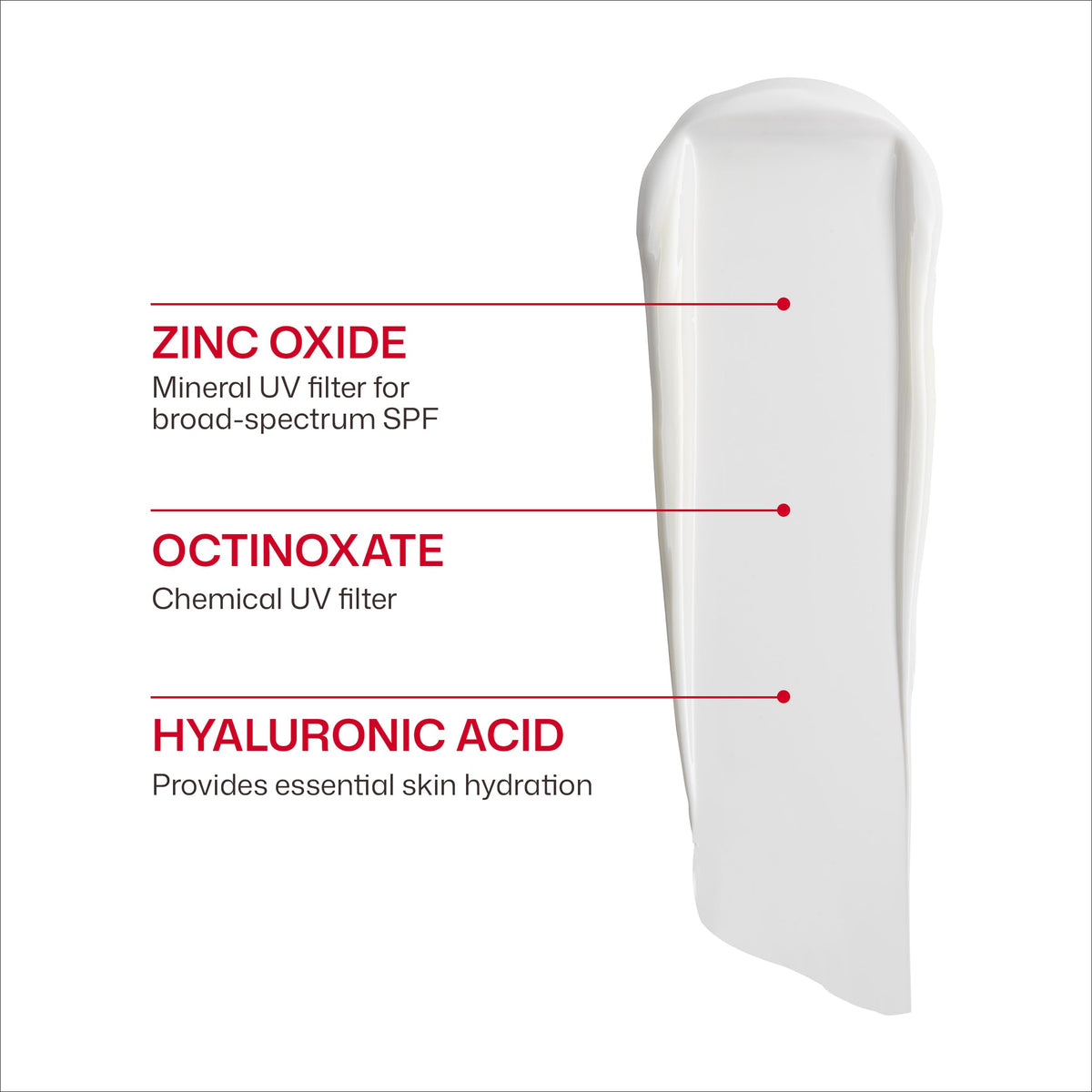 EltaMD UV Daily sunscreen with ingredients display
