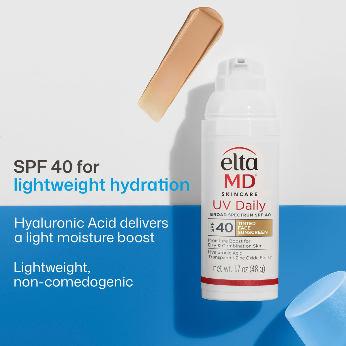 EltaMD UV Daily Tinted Face Sunscreen SPF 40 pump bottle