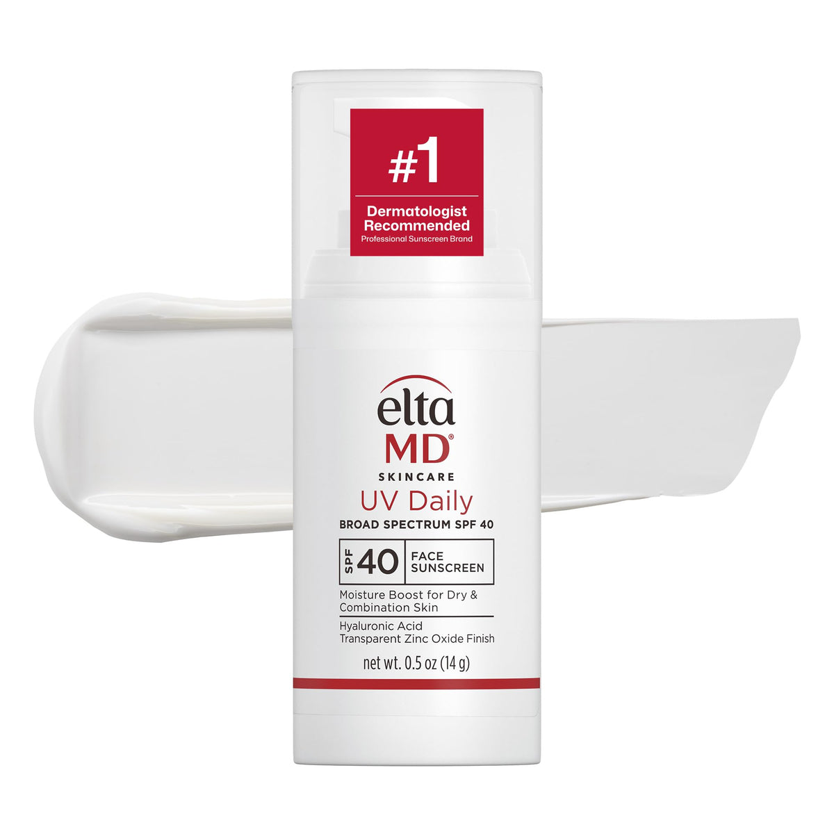 EltaMD UV Daily Untinted Face Sunscreen Moisturizer front view
