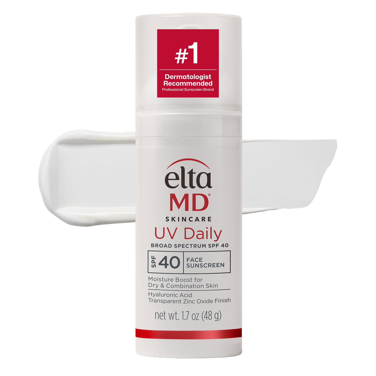 EltaMD UV Daily Untinted Face Sunscreen Moisturizer SPF 40 front view