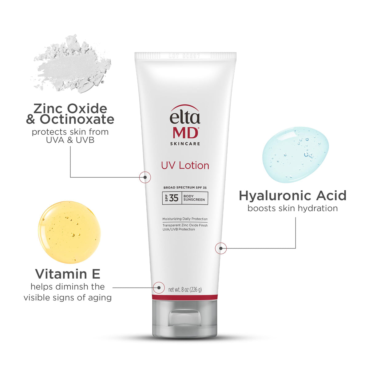 EltaMD UV Lotion in a bathroom setting