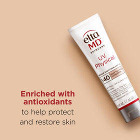 EltaMD UV Physical Rosy Tinted Face Sunscreen SPF 40 packaging