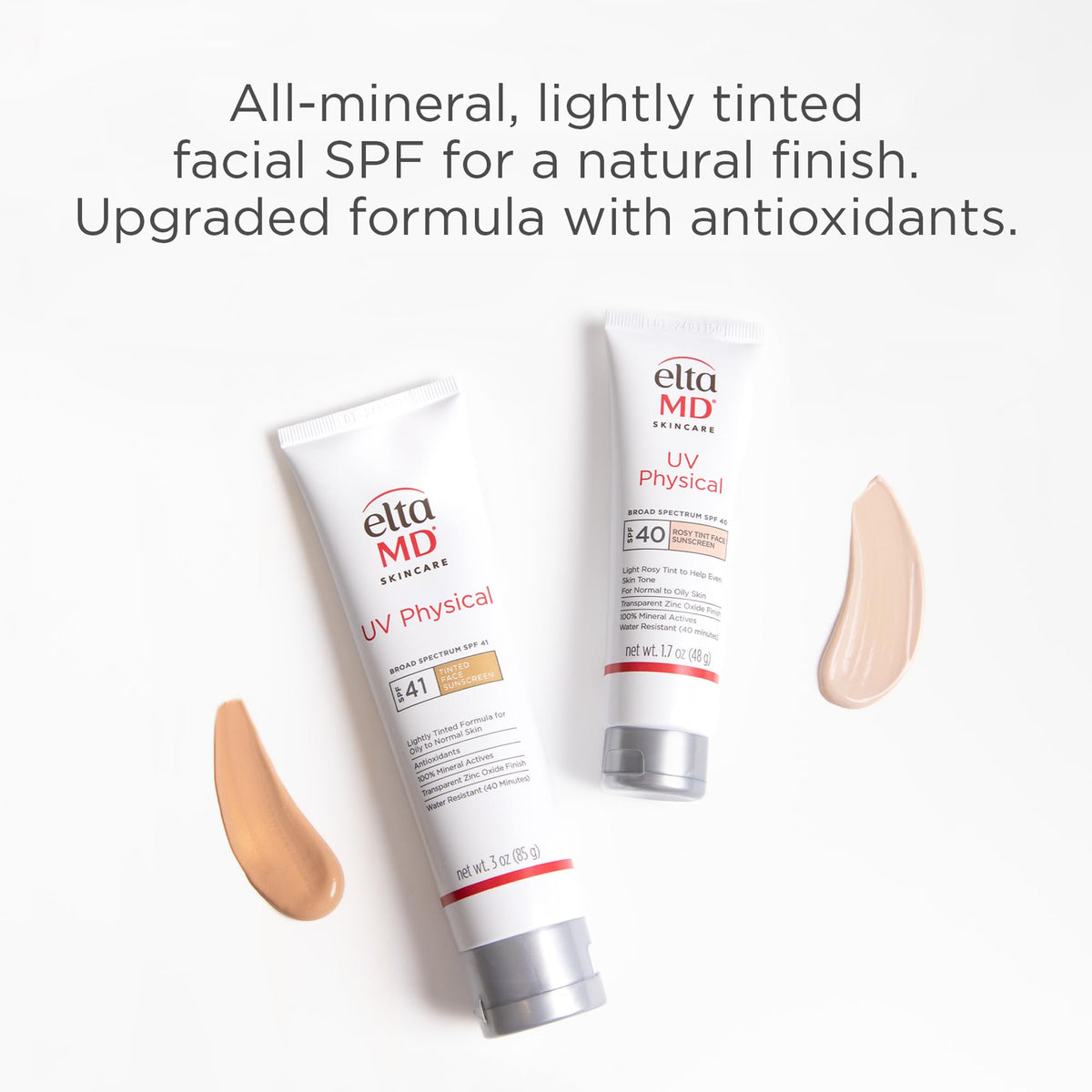 EltaMD UV Physical Tinted Face Sunscreen SPF 41 packaging