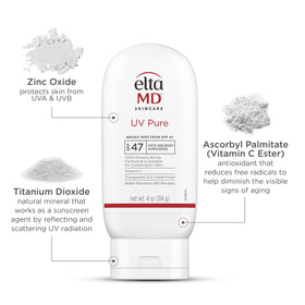 EltaMD UV Pure Sunscreen SPF 47 4 oz side view