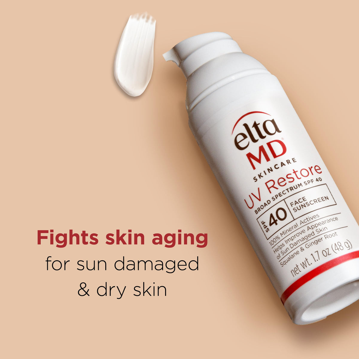 EltaMD UV Restore Mineral Face Sunscreen SPF 40 back view