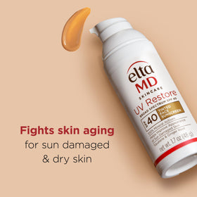 EltaMD UV Restore Tinted Sunscreen SPF 40 in a skincare routine