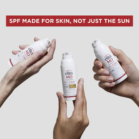 EltaMD UV Sheer sunscreen applied on skin