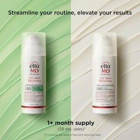 EltaMD UV Skin Recovery Face Sunscreen SPF 50 application on skin