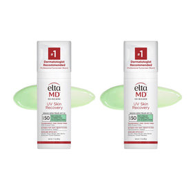 EltaMD UV Skin Recovery Face Sunscreen SPF 50 green tinted front view