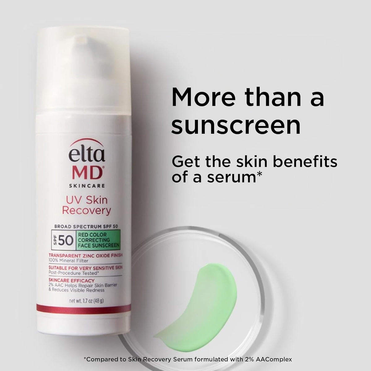 EltaMD UV Skin Recovery Face Sunscreen SPF 50 lifestyle scene