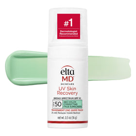 EltaMD UV Skin Recovery Green Tinted Sunscreen front view