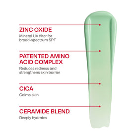 EltaMD UV Skin Recovery Green Tinted Sunscreen texture close-up