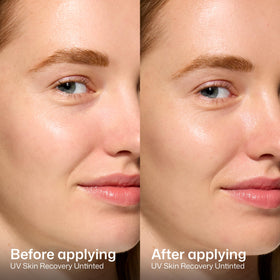 EltaMD UV Skin Recovery sunscreen application on skin