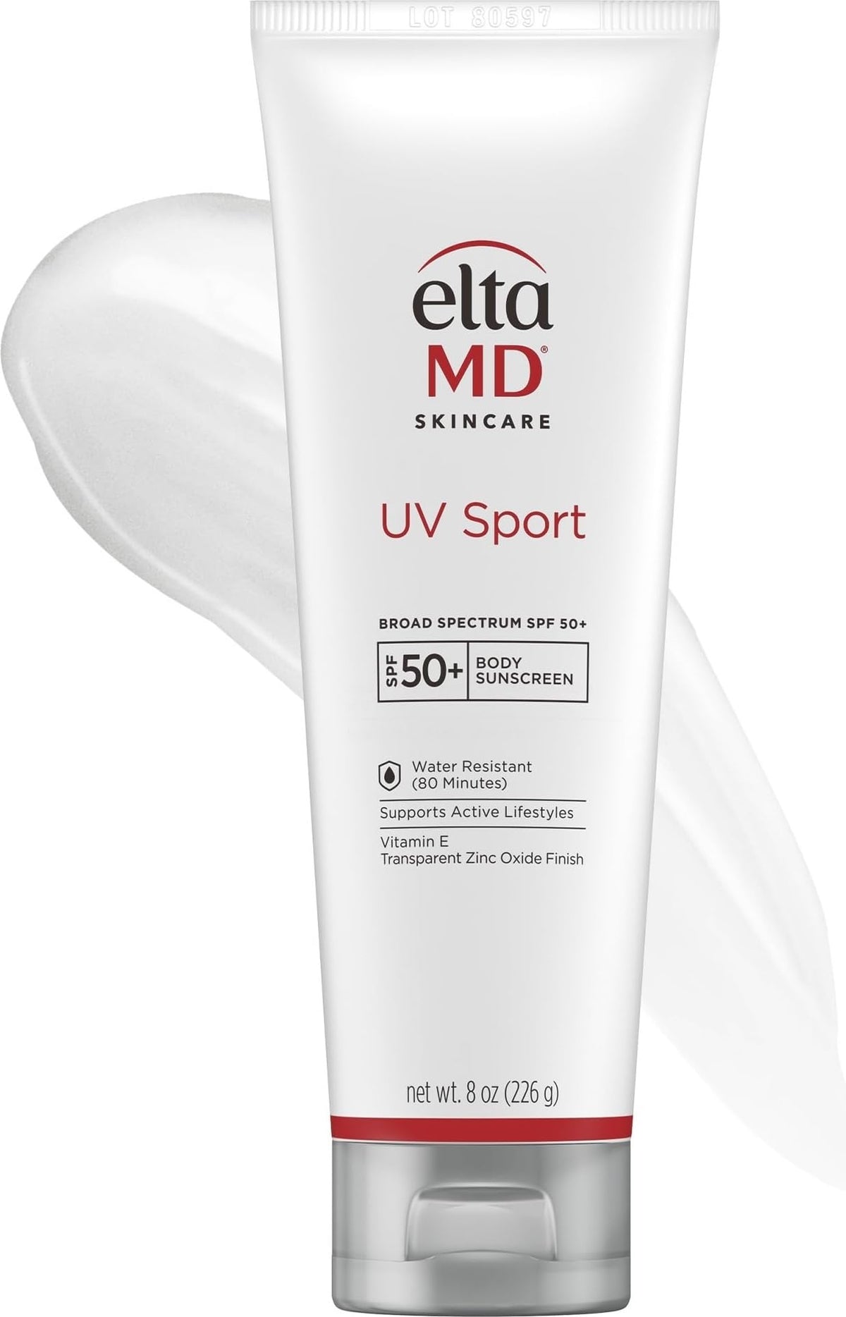 EltaMD UV Sport Sunscreen SPF 50 front view with packaging