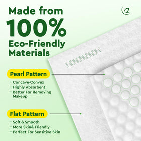 Elvira face towels in use for facial cleansing