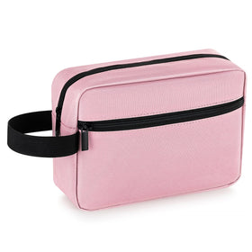 Elviros Hanging Toiletry Bag pink front view