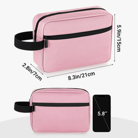Elviros Hanging Toiletry Bag side pocket close-up