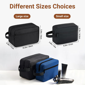 Elviros Hanging Toiletry Bag with toiletries inside