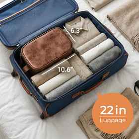Elviros Medium Toiletry Bag zipper detail