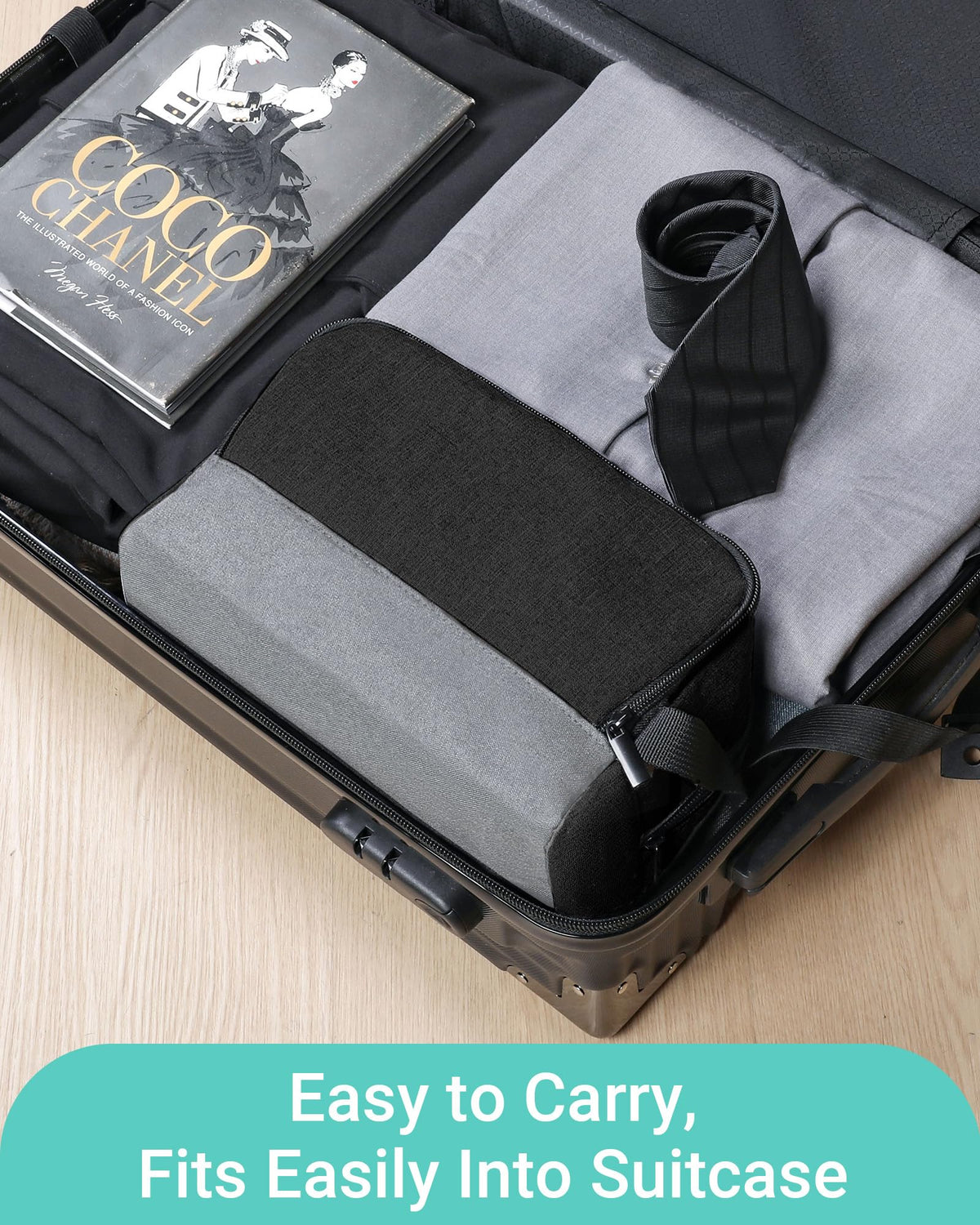 Elviros Toiletry Bag used as a tool bag