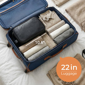 Elviros Toiletry Bag with gym essentials