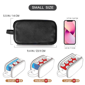 Elviros Toiletry Bag with gym shoes in waterproof pouch