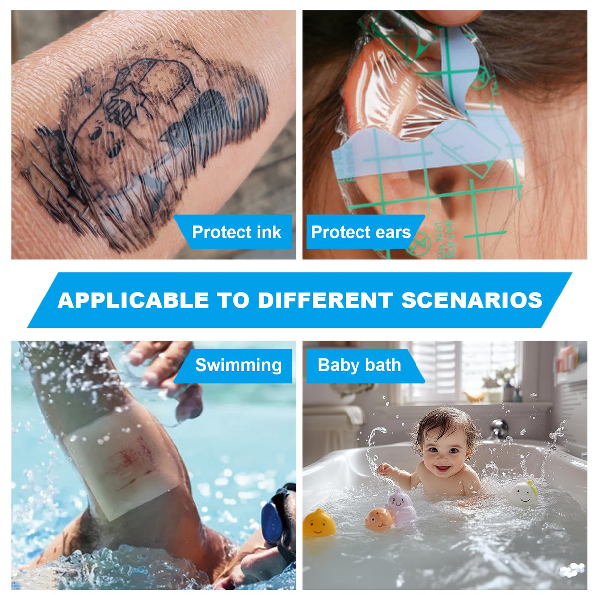 Emalla tattoo cover bandage transparent design