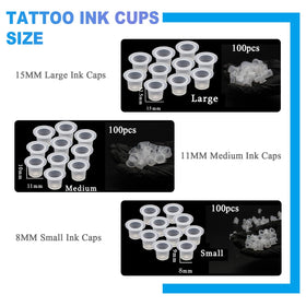 Emalla tattoo ink caps kit packaging