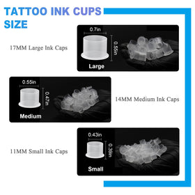 Emalla tattoo ink cups demonstrating stability and waterproof material