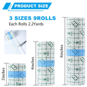 Emalla waterproof tattoo bandage roll close-up