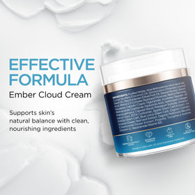 Ember Cloud Collagen Stem Cell Cream application on skin