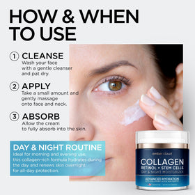 Ember Cloud Collagen Stem Cell Cream with natural ingredients