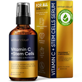 Ember Cloud Vitamin C Serum 2 Oz front view with packaging