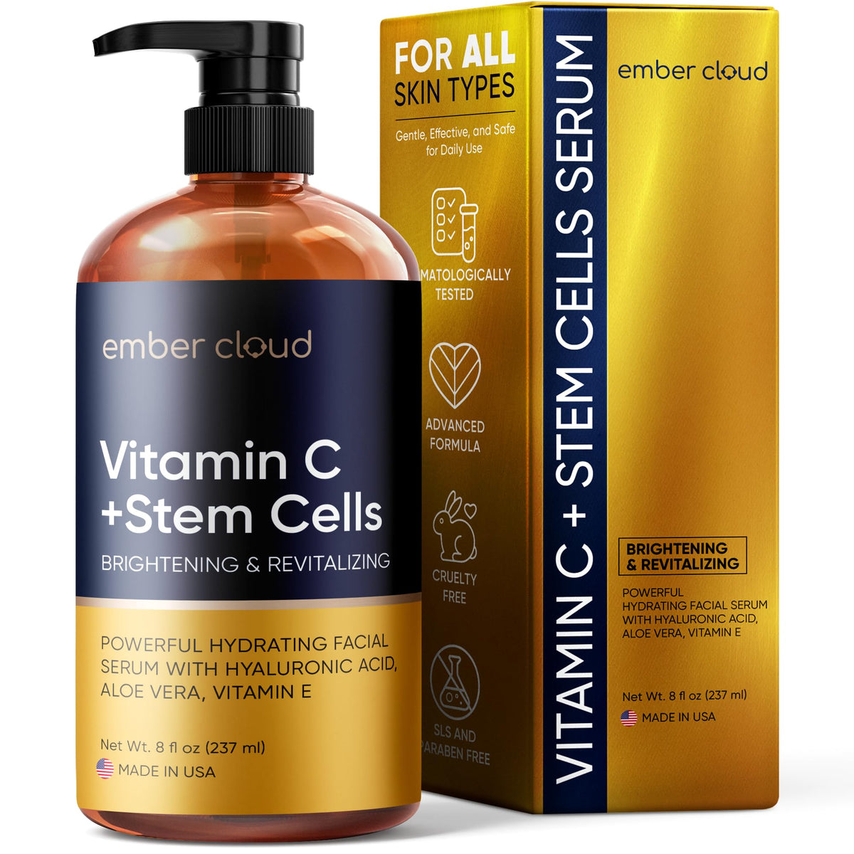 Ember Cloud Vitamin C Serum 8 Oz front view