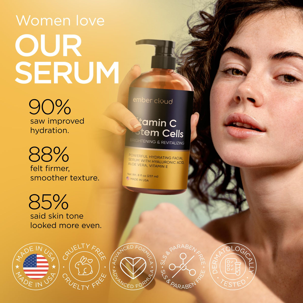Ember Cloud Vitamin C Serum 8 Oz packaging