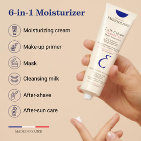 Embryolisse Lait-Crème Concentré application on a model's face