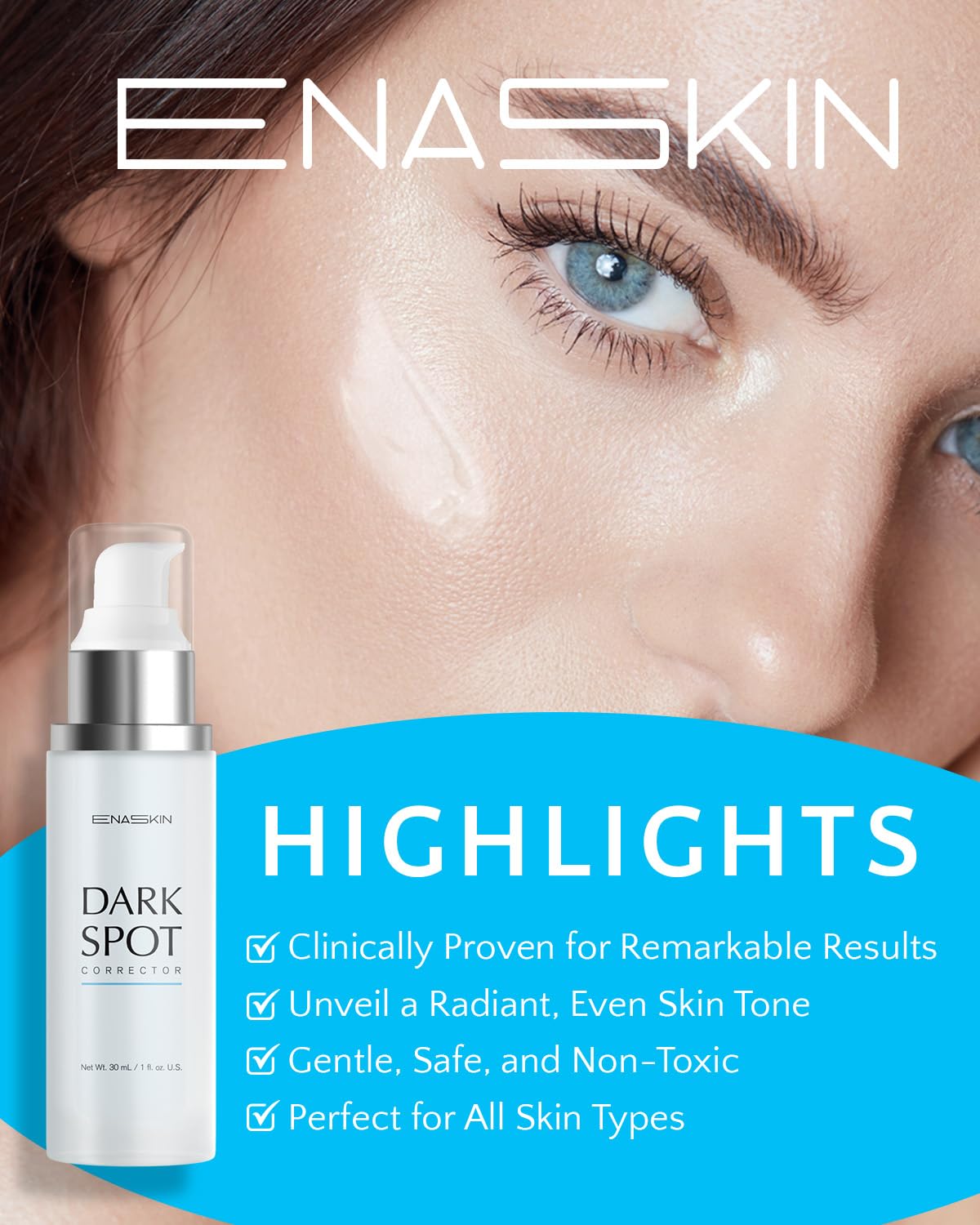 EnaSkin Dark Spot Corrector bottle with dropper