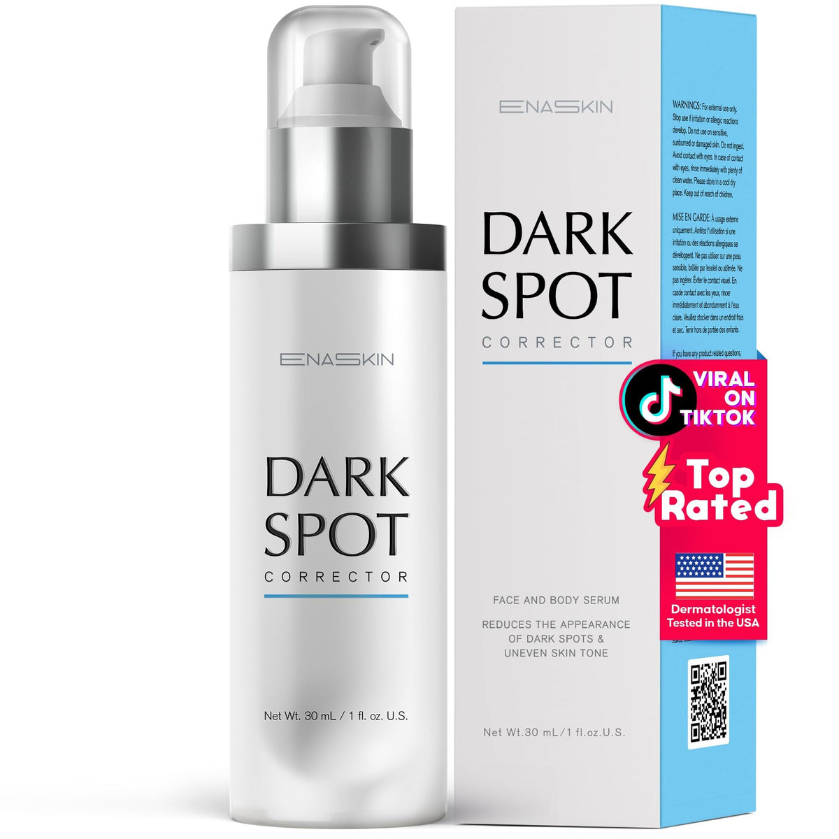 EnaSkin Dark Spot Corrector Serum 100g front view