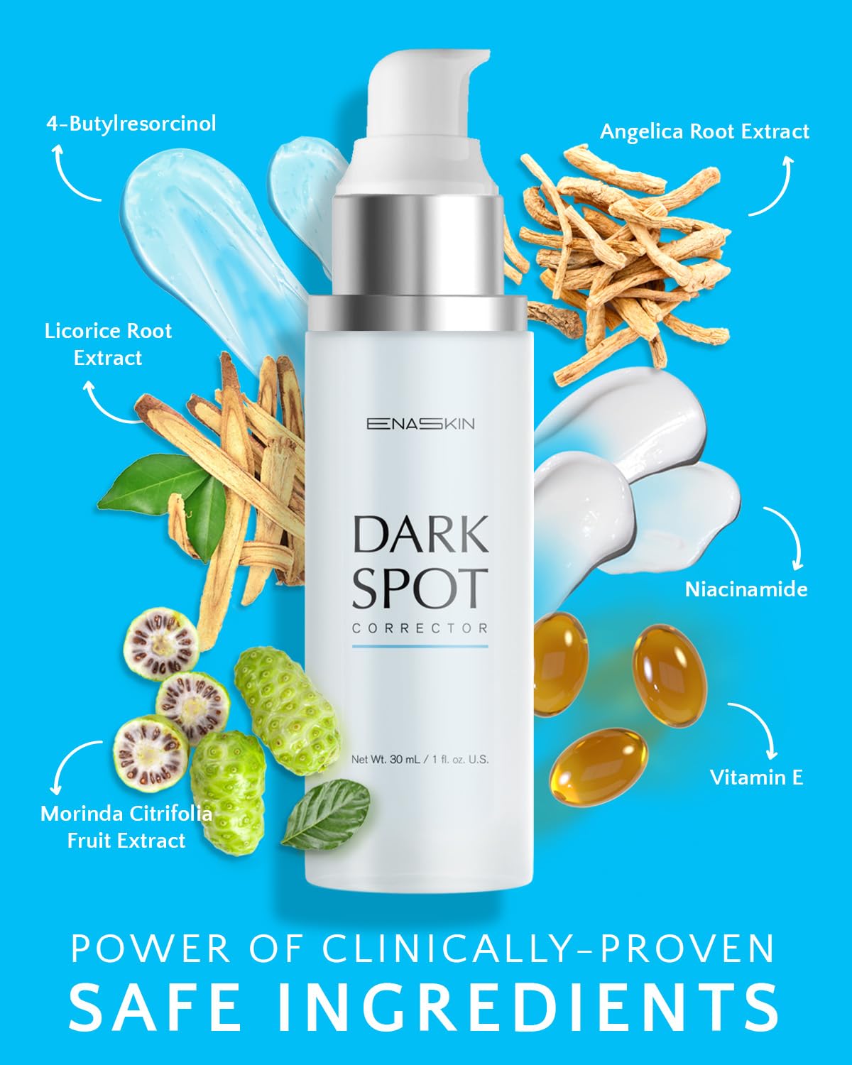 EnaSkin Dark Spot Corrector serum texture close-up