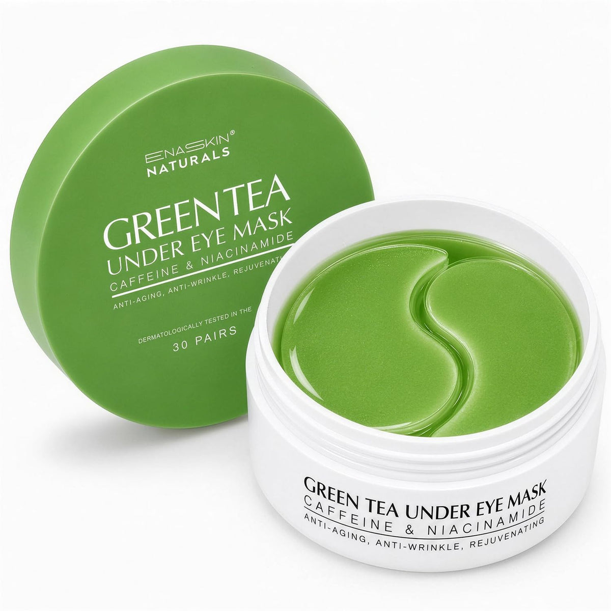 Enaskin Naturals Green Tea Under Eye Patches front view
