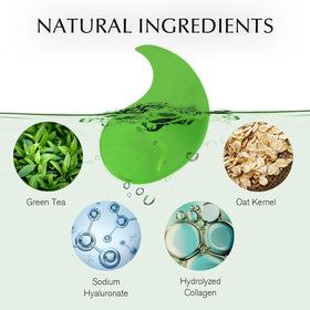 Enaskin Naturals Green Tea Under Eye Patches on a skincare table