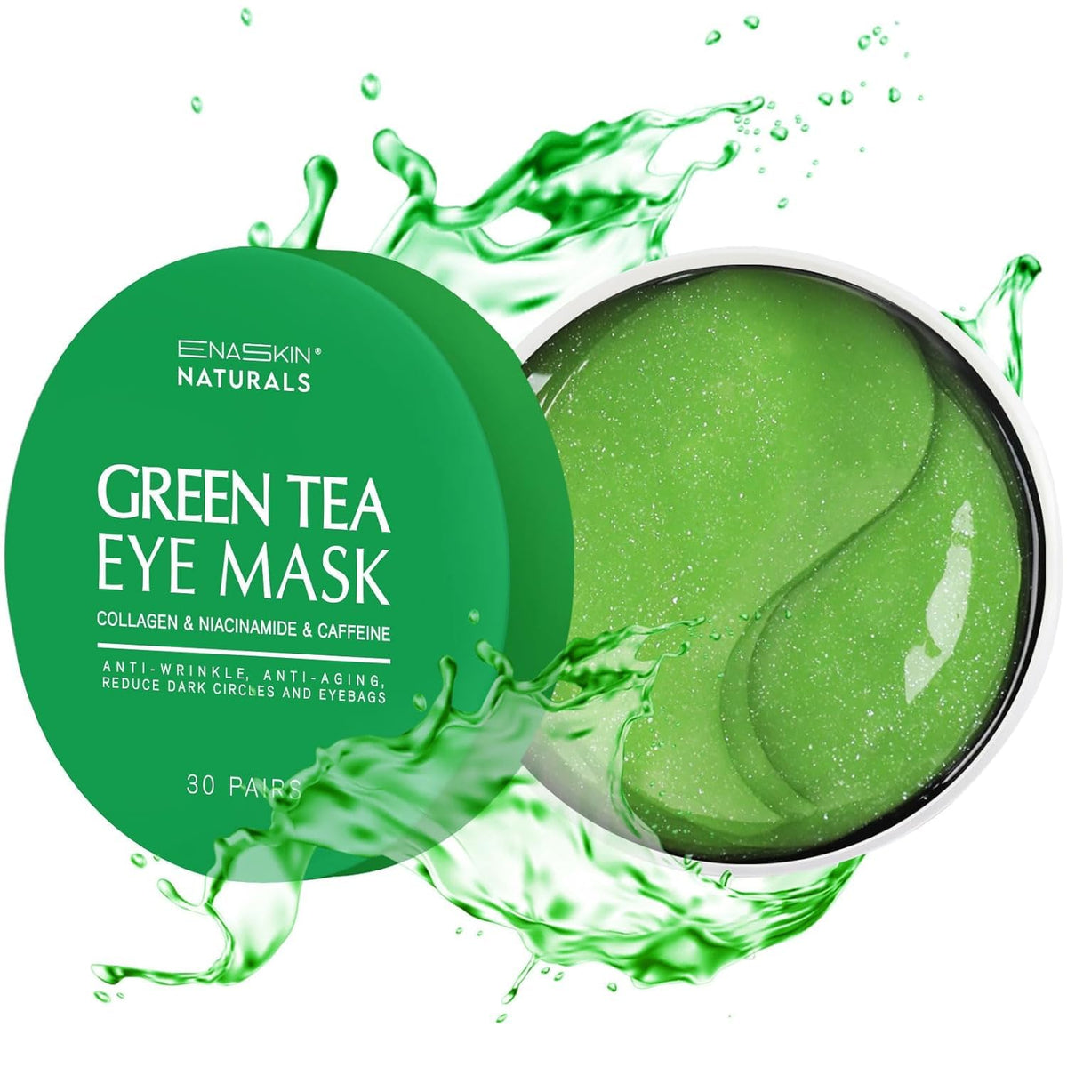 Enaskin Naturals Green Tea Under Eye Patches packaging